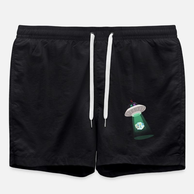 Alien abduction - Swim Trunks - black