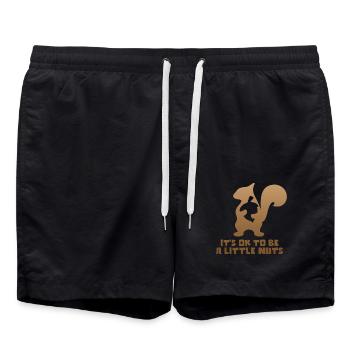 écureuil - Short de bain - noir - Devant - AI Model Male 185 light (185cm)