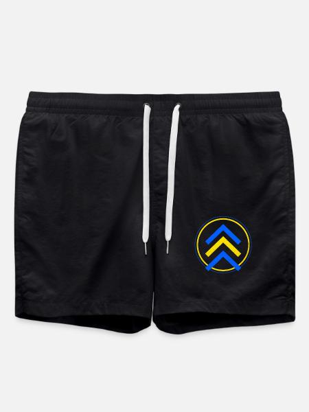 Down syndrome - Swim Trunks - black