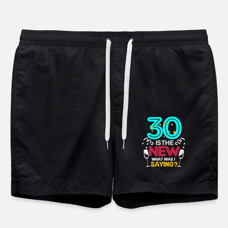 30 ans - Short de bain - noir