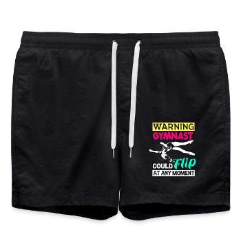 Gymnastique Main Stand Gymnastique Gymnastique Cadeau - Short de bain - noir - Devant - AI Model Male 185 light (185cm)