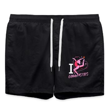 Gymnastique - Short de bain - noir - Devant - AI Model Male 185 light (185cm)