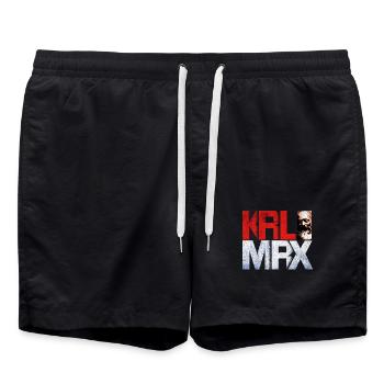 Communisme - Short de bain - noir - Devant - AI Model Male 185 light (185cm)