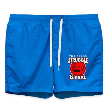 Communisme Lénine Marx Lutte des classes social - Short de bain - cobalt blue - Devant