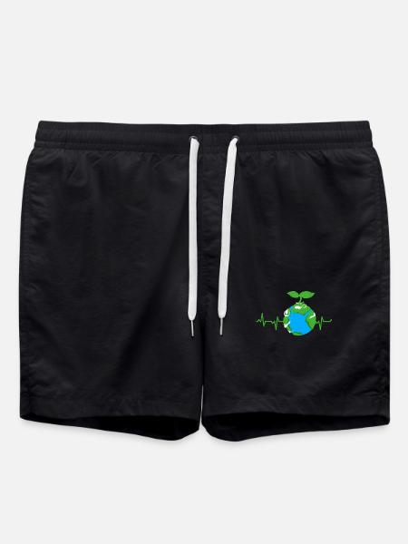 Earth Day - Swim Trunks - black