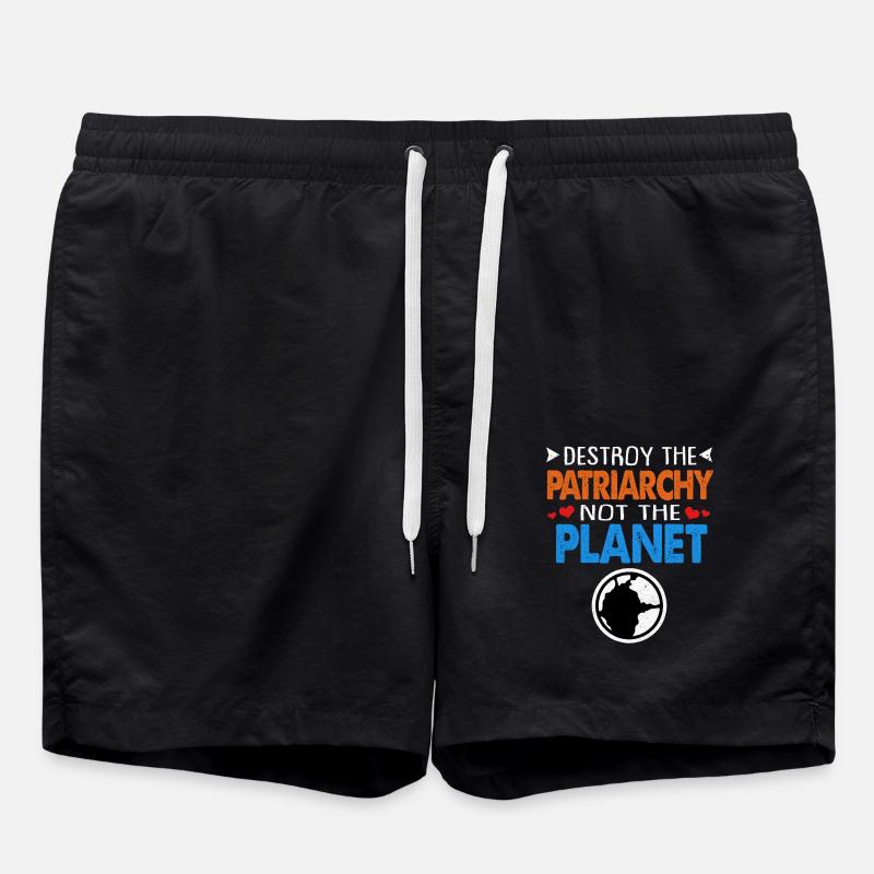 Earth Day - Swim Trunks - black