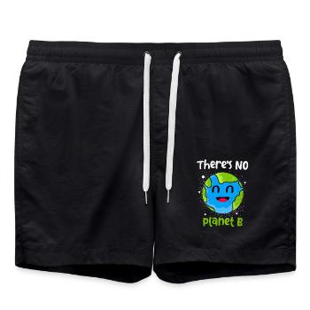 Jour de la Terre - Short de bain - noir - Devant - AI Model Male 185 light (185cm)