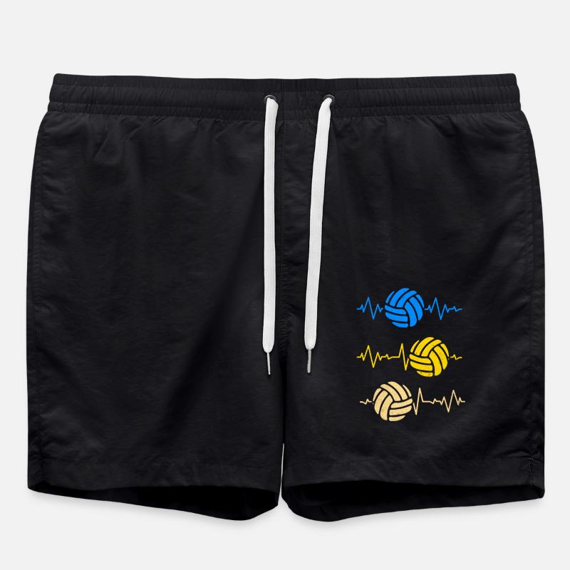 Volleyball - Badeshorts - Schwarz