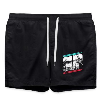 Stand Up Paddle - Swim Trunks - black - Front - AI Model Male 185 light (185cm)
