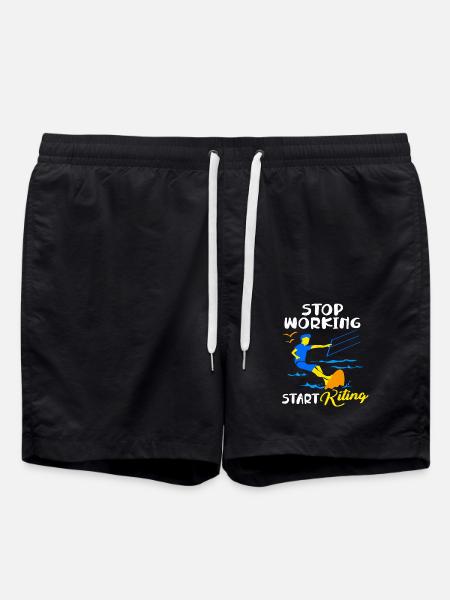 Kiteboard - Swim Trunks - black