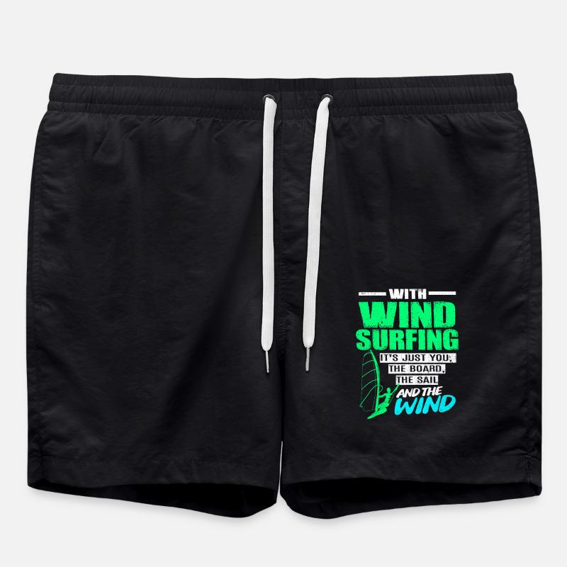 Windsurfen - Badeshorts - Schwarz