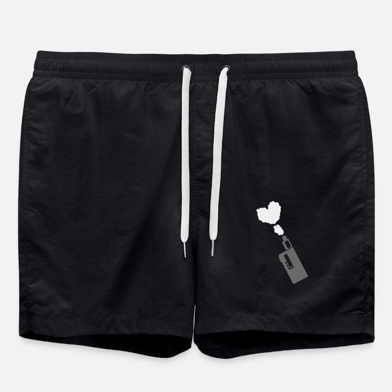 Vaping with love - Swim Trunks - black