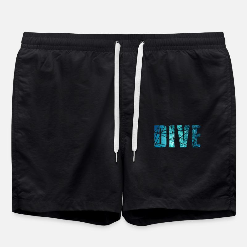 DIVE - Badeshorts - Schwarz