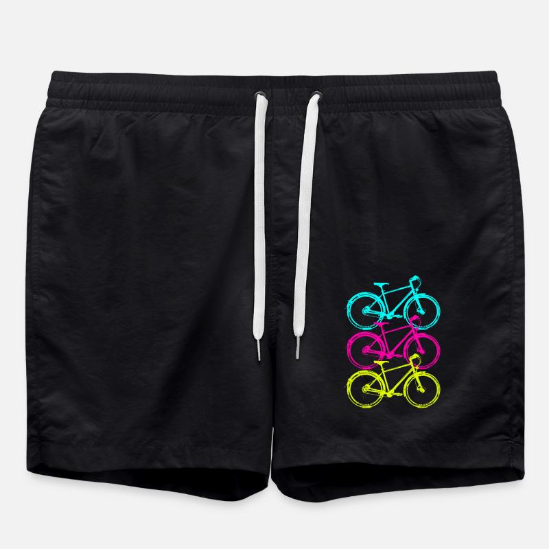 Fahrrad - Badeshorts - Schwarz