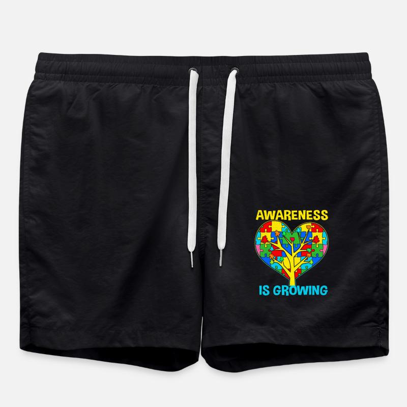 Autism - Swim Trunks - black
