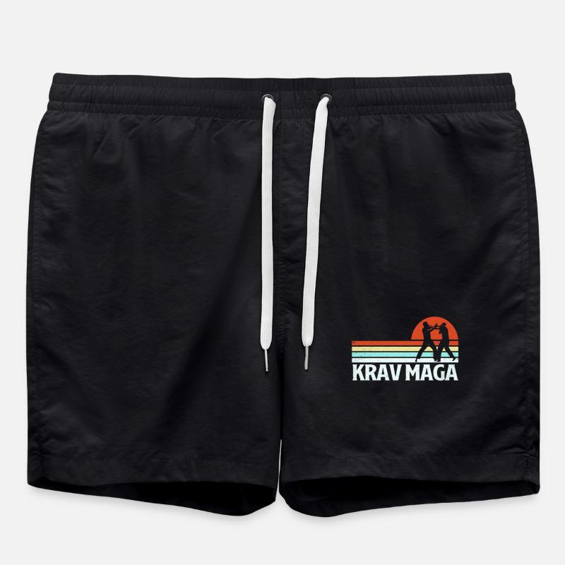 Krav Maga - Short de bain - noir