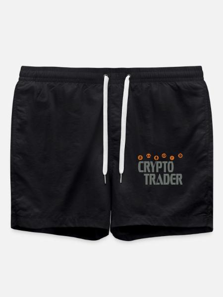 Crypto trader - Swim Trunks - black