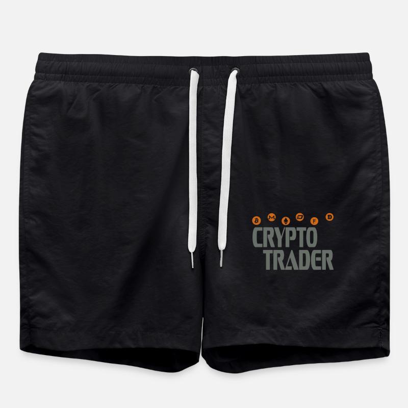 Crypto trader - Badeshorts - Schwarz