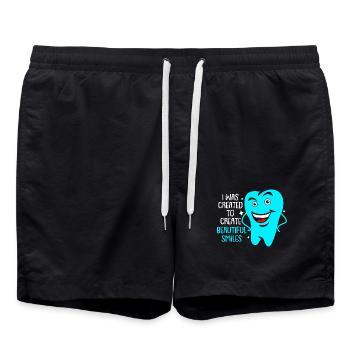 Dentist Gift Dentist Dentist Dentist - Swim Trunks - black - Front - AI Model Male 185 light (185cm)