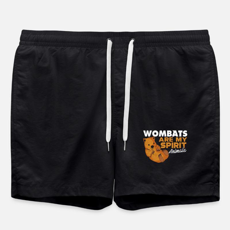 Wombat - Swim Trunks - black