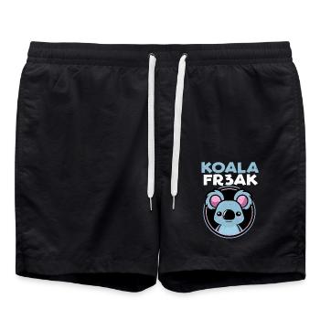 Koala - Short de bain - noir - Devant - AI Model Male 185 light (185cm)