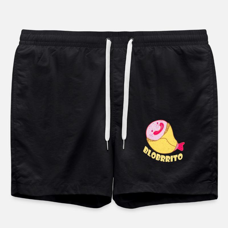 Blobfish - Swim Trunks - black