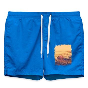 Vague plate au soleil - Short de bain - cobalt blue - Devant