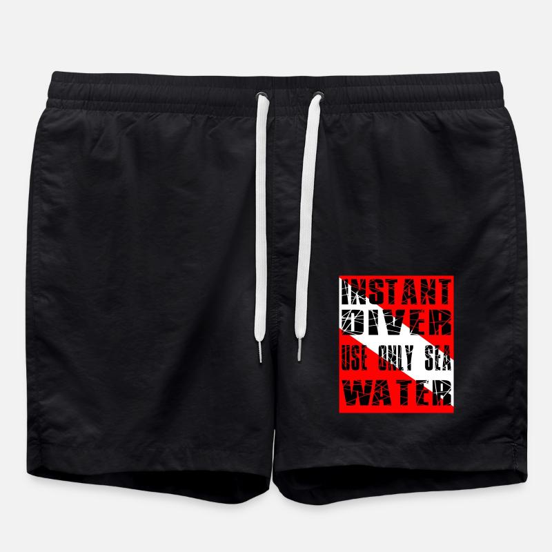 INSTANT DIVER - Swim Trunks - black
