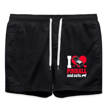 Flipper Pinball Flipper automatique Flipper Manette de flipper Game - Short de bain - noir - Devant - AI Model Male 185 light (185cm)