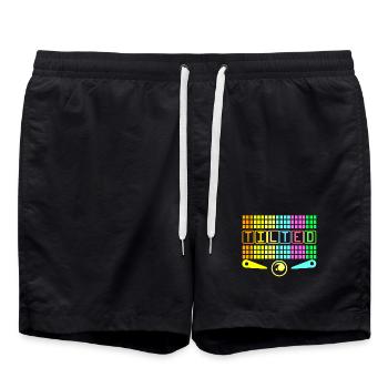 Flipper Pinball Flipper automatique Flipper Manette de flipper Game - Short de bain - noir - Devant - AI Model Male 185 light (185cm)