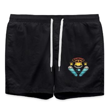 Flipper Pinball Flipper automatique Flipper Manette de flipper Game - Short de bain - noir - Devant - AI Model Male 185 light (185cm)