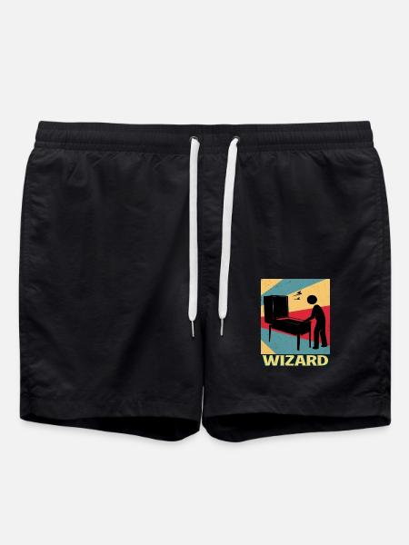 Pinball - Swim Trunks - black