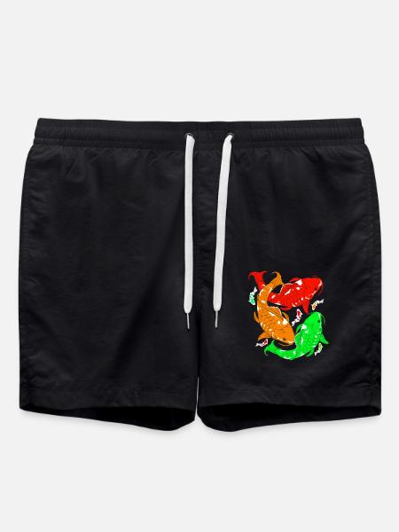 Koi - Swim Trunks - black