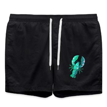 Homard - Short de bain - noir - Devant - AI Model Male 185 light (185cm)