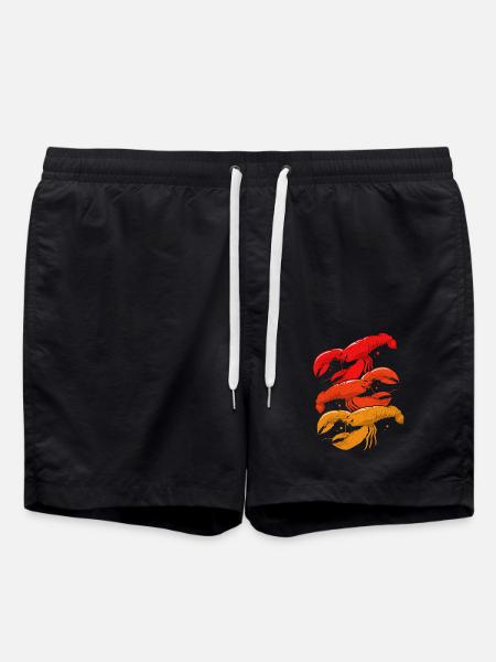 Lobster - Swim Trunks - black