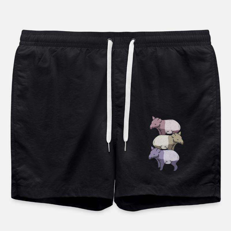 Tapir - Badeshorts - Schwarz
