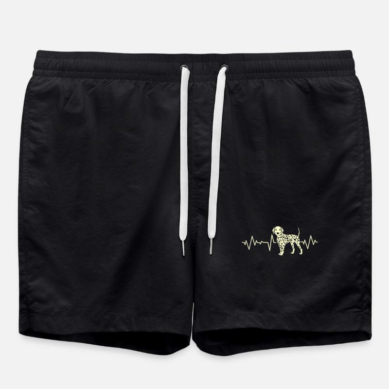 Dalmatian - Swim Trunks - black