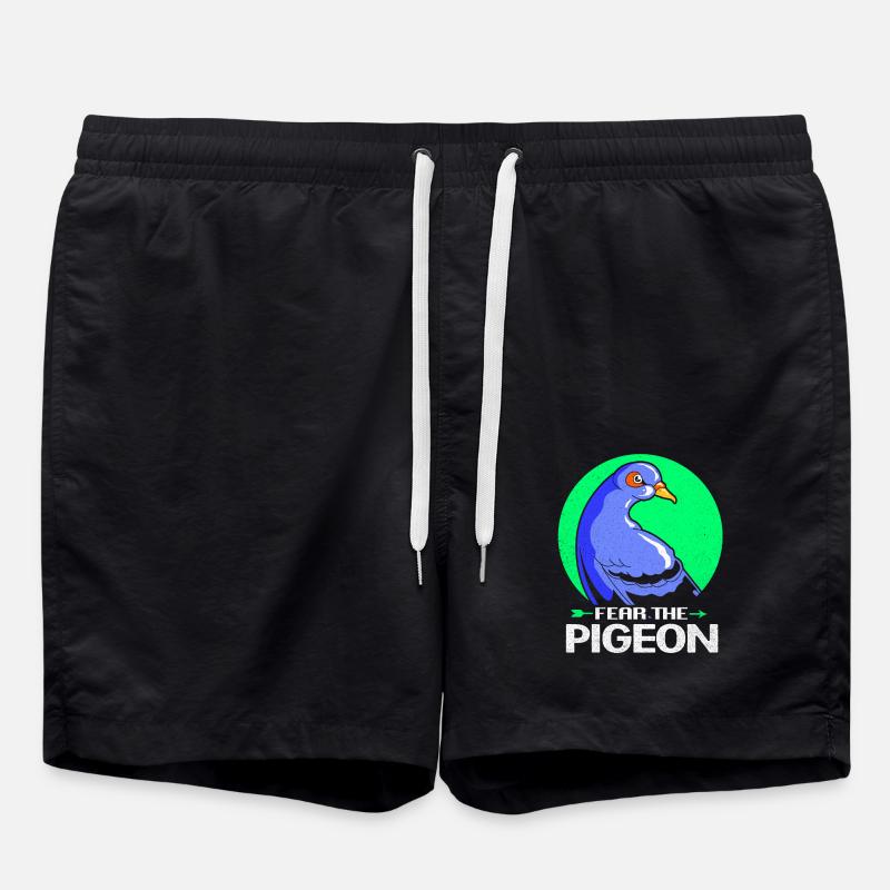 Taube - Badeshorts - Schwarz