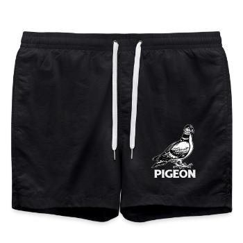 Dove - Swim Trunks - black - Front - AI Model Male 185 light (185cm)