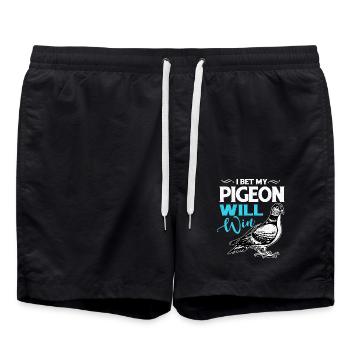 Pigeon - Short de bain - noir - Devant - AI Model Male 185 light (185cm)