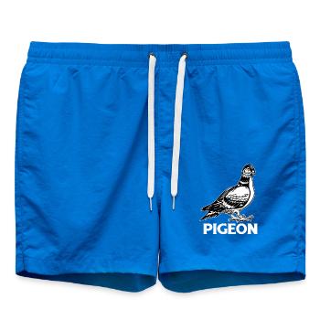 Tauben Rennen Taubenzüchter Brieftaube Turteltaube - Badeshorts - Cobalt blue - Vorne