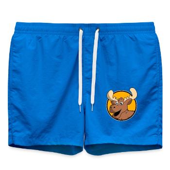 Elche Elche Hirsch Geweih Rentier Reh Geschenk - Badeshorts - Cobalt blue - Vorne