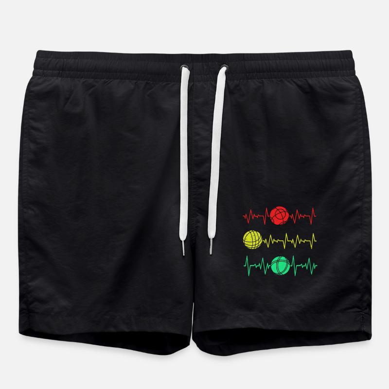 Pétanque - Swim Trunks - black