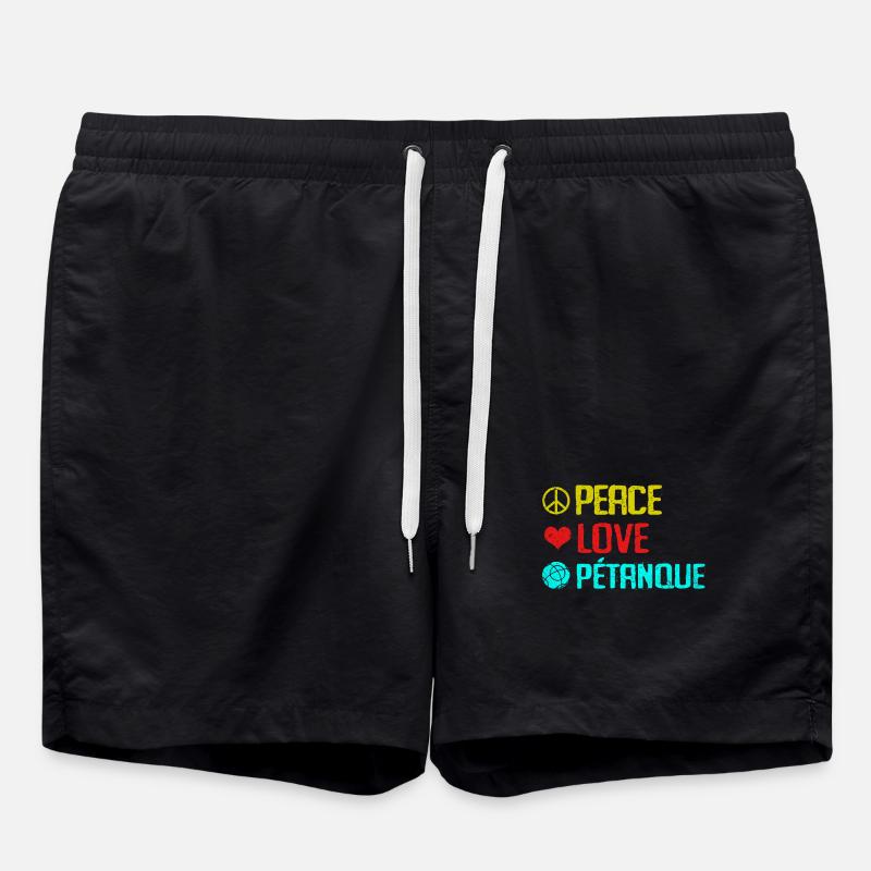 Pétanque - Swim Trunks - black