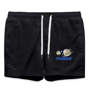 Pétanque Bocce Raffa Boule Sport Ball Petanque - Swim Trunks - black - Front - AI Model Male 185 light (185cm)