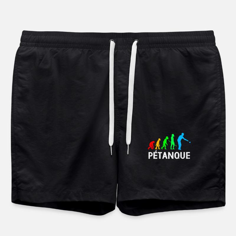 Pétanque - Swim Trunks - black
