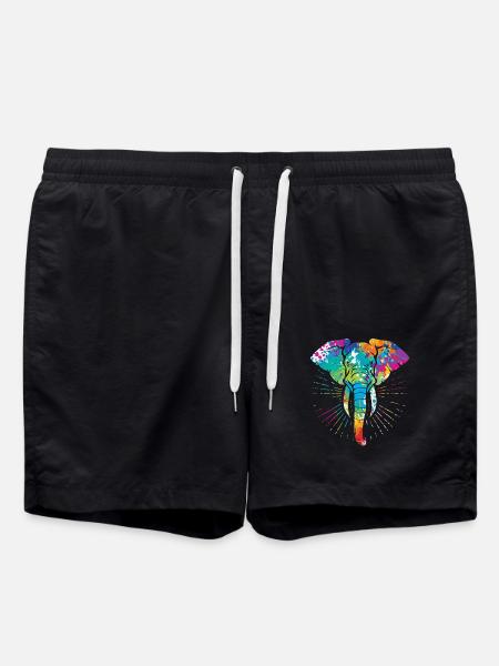 Eléphant - Short de bain - noir