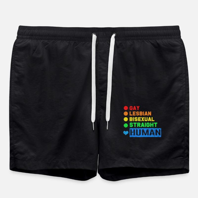 LGBT - Swim Trunks - black
