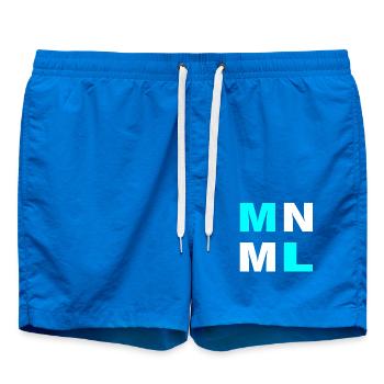 MNML minimal - Short de bain - cobalt blue - Devant