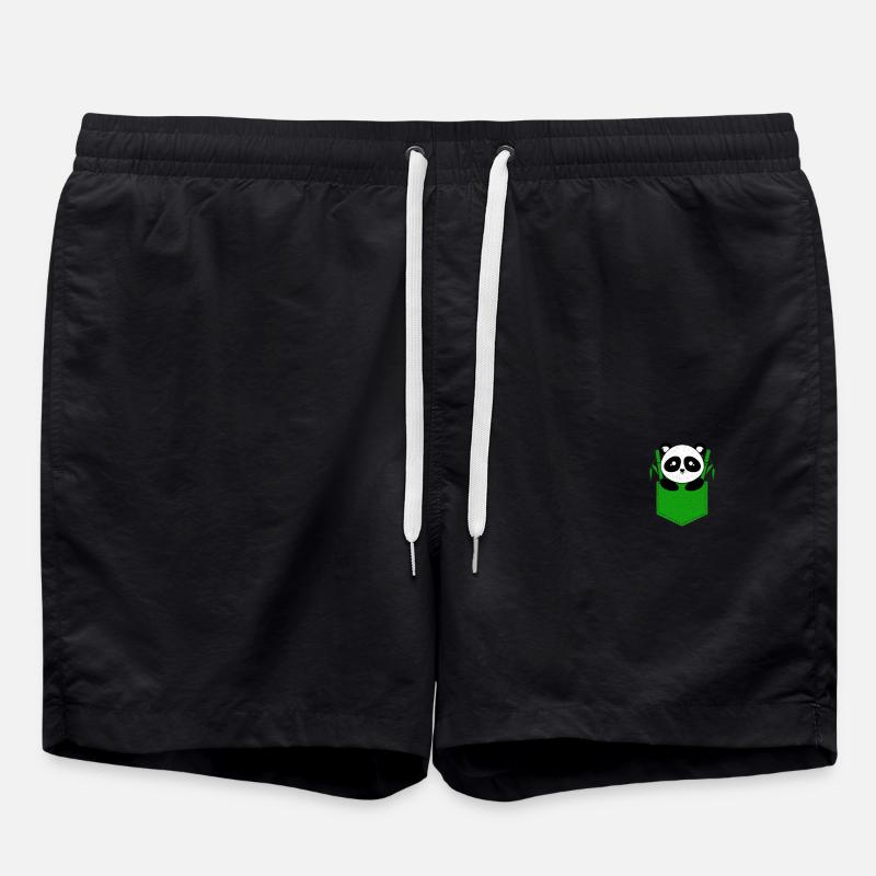 Panda - Short de bain - noir